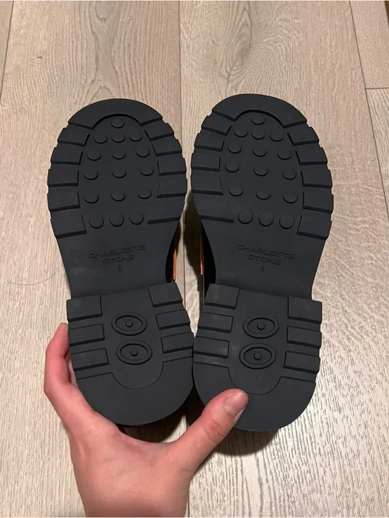 Charlotte Stone Adam Platform Loafers Multi Color Leather Size 9 NIB - Picture 3 of 6